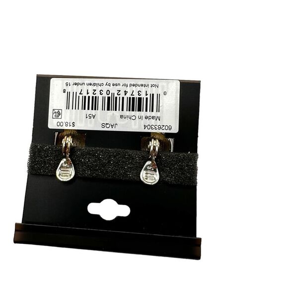 Anne Klein 3/4" Hoop E-Z Comfort Clip-On Earrings Rose Gold, Gold, - Picture 5 of 5